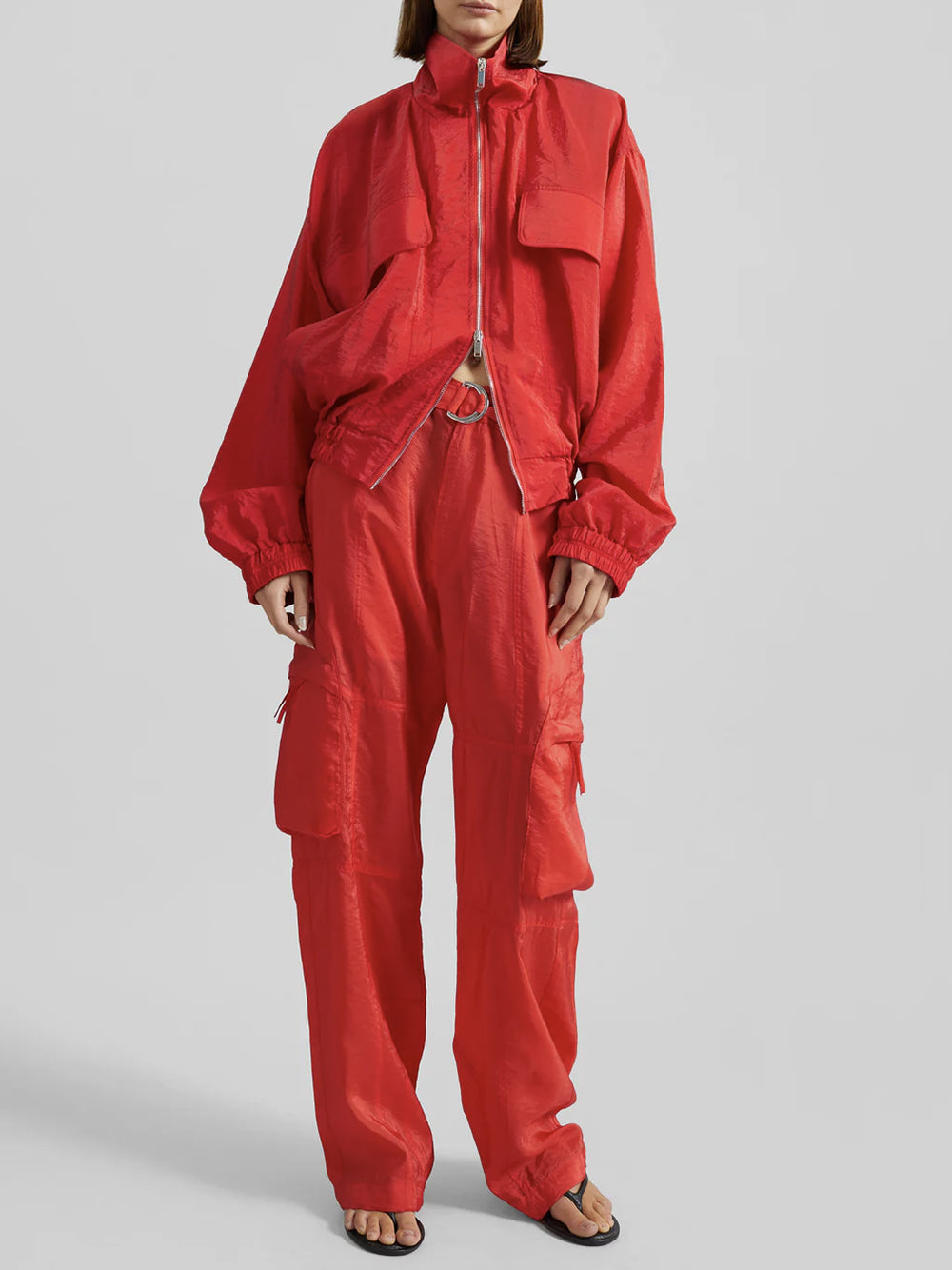 THE FRANKIE SHOP-DREA SHEER BOMBER JACKET-