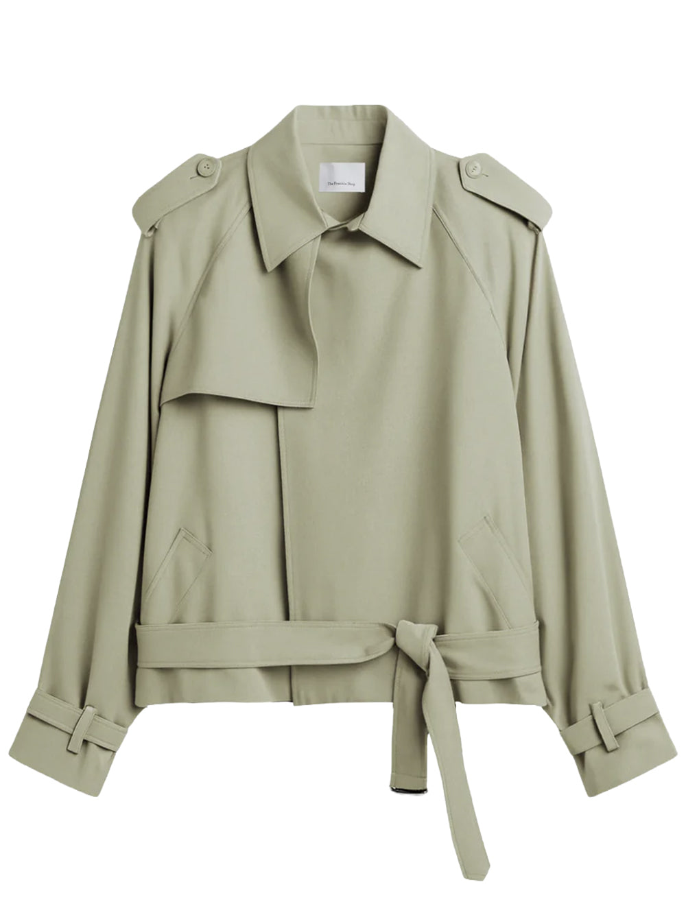 THE FRANKIE SHOP-ELVA FLUID SHORT TRENCH-