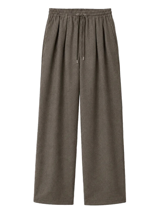 THE FRANKIE SHOP-FINN WOOL ELASTIC PANTS-