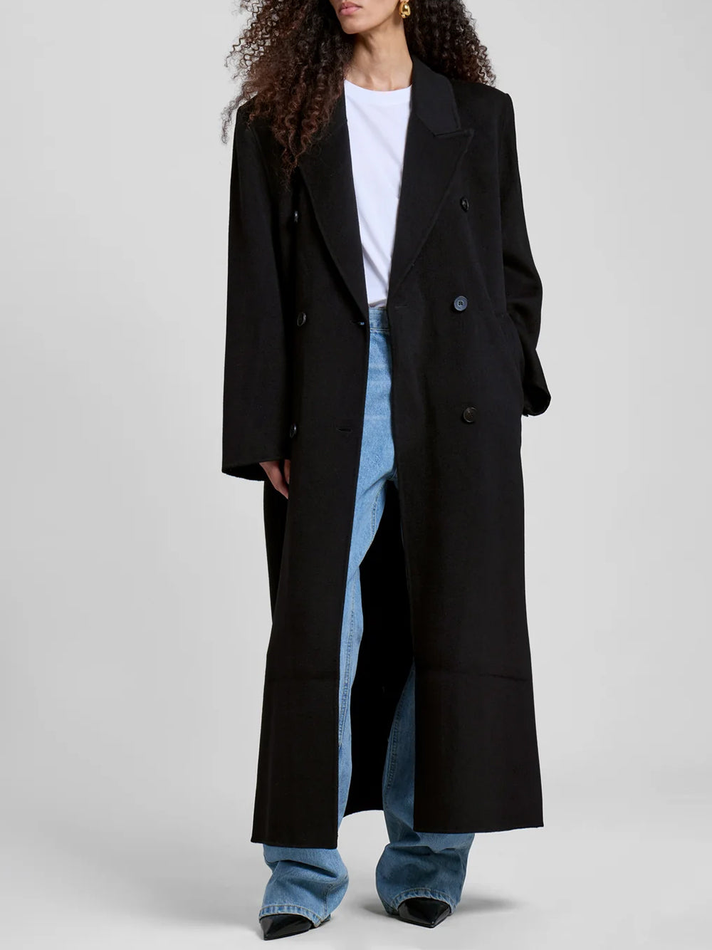 THE FRANKIE SHOP-GAIA DOUBLE BREASTED COAT-