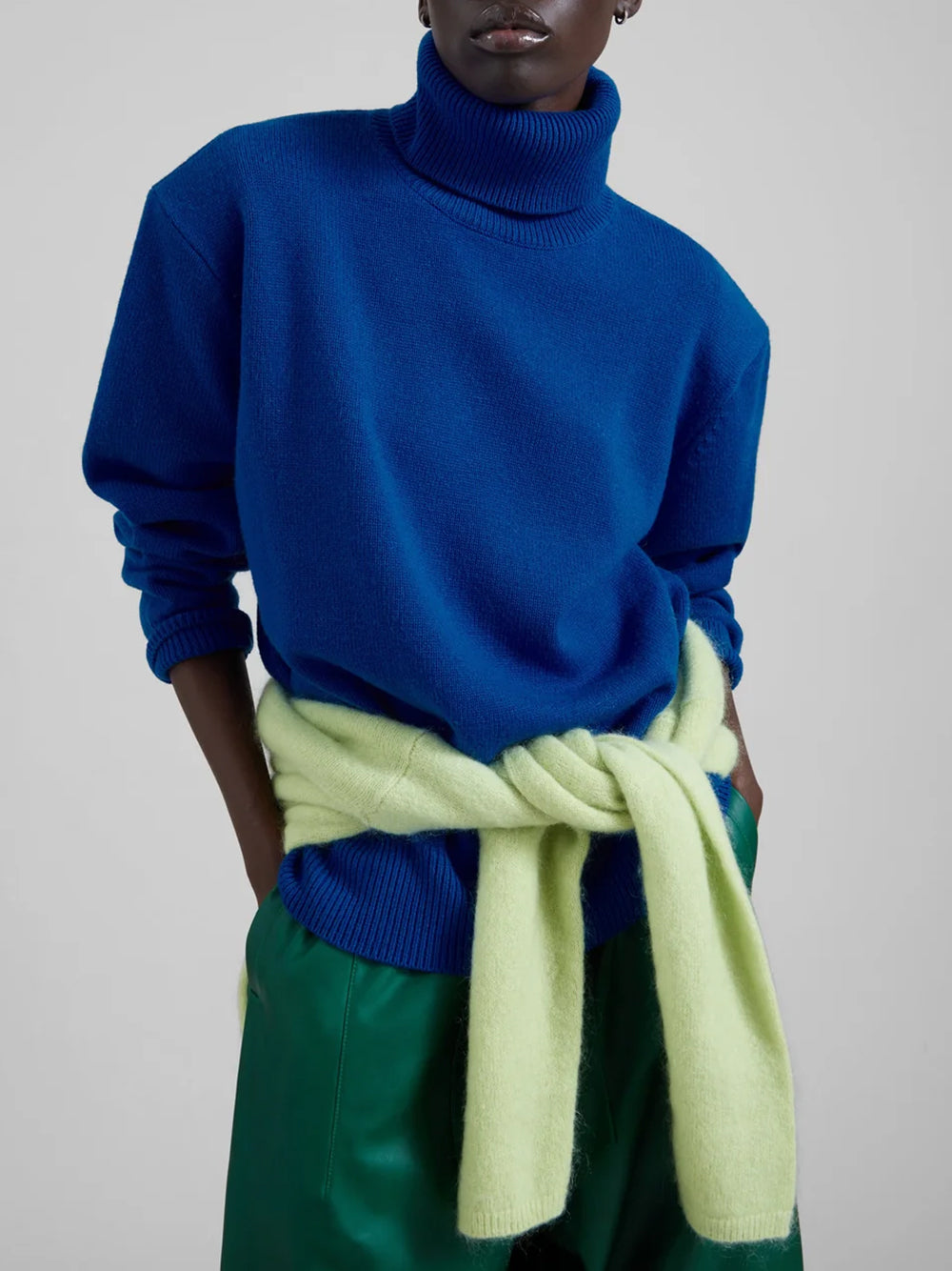 THE FRANKIE SHOP-GALA PADDED KNIT TURTLENECK-