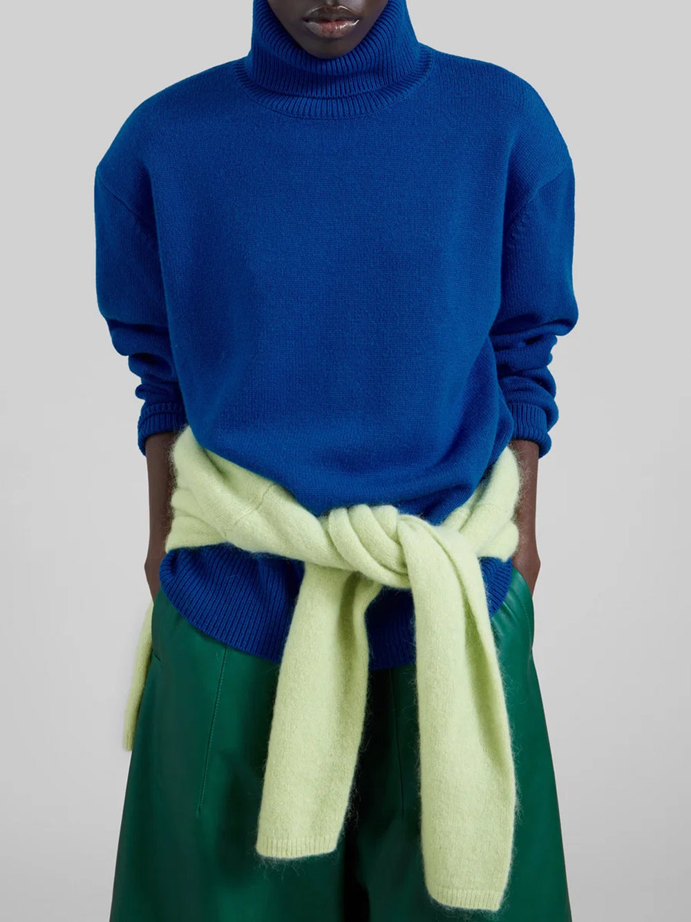 THE FRANKIE SHOP-GALA PADDED KNIT TURTLENECK-