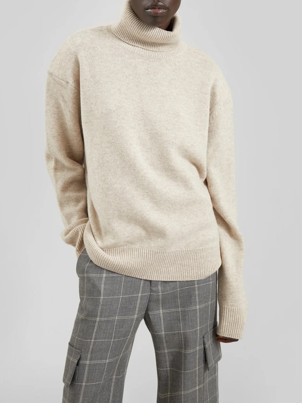 THE FRANKIE SHOP-GALA PADDED KNIT TURTLENECK-
