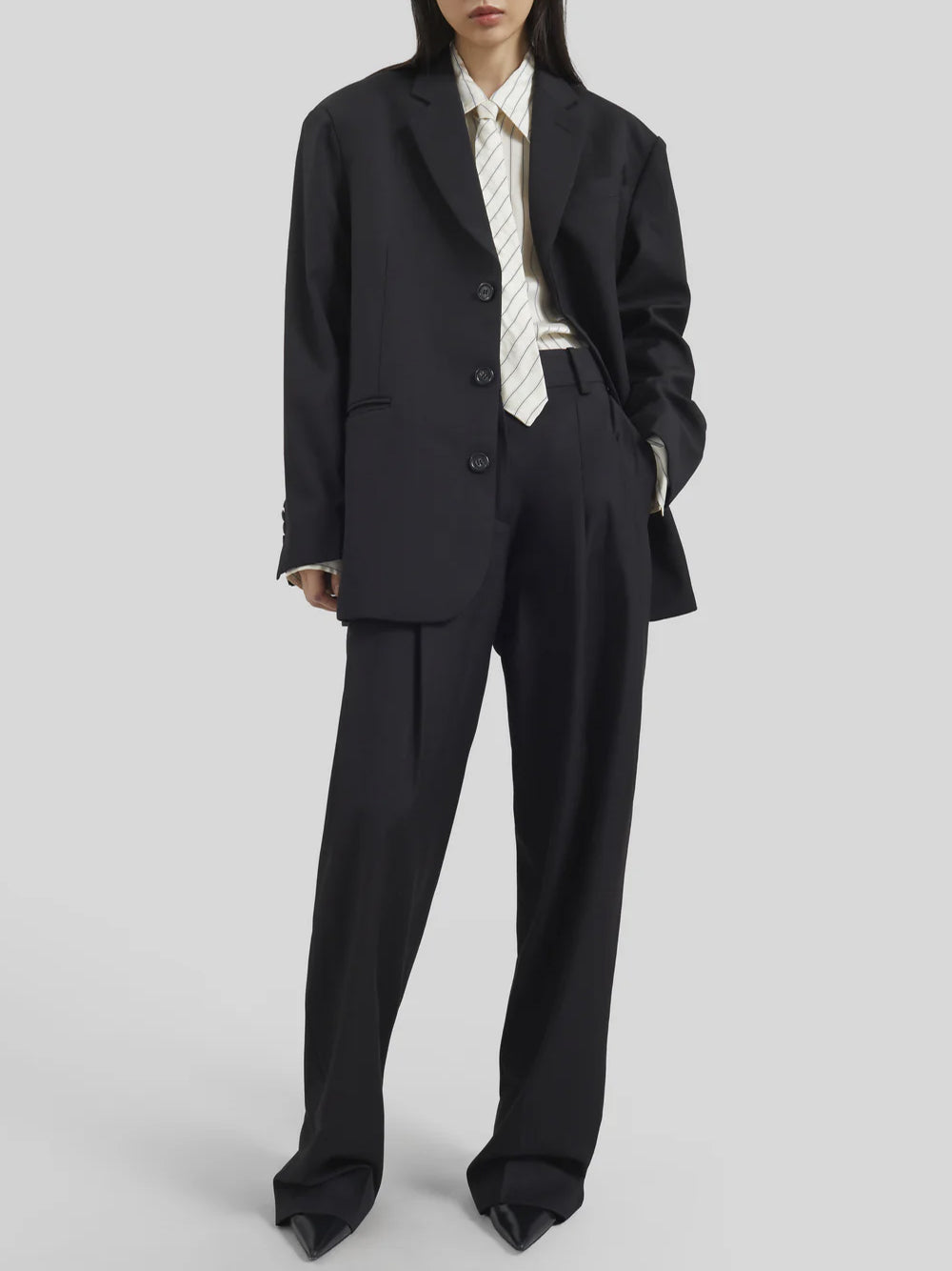 THE FRANKIE SHOP-GELSO OVERSIZED BLAZER-