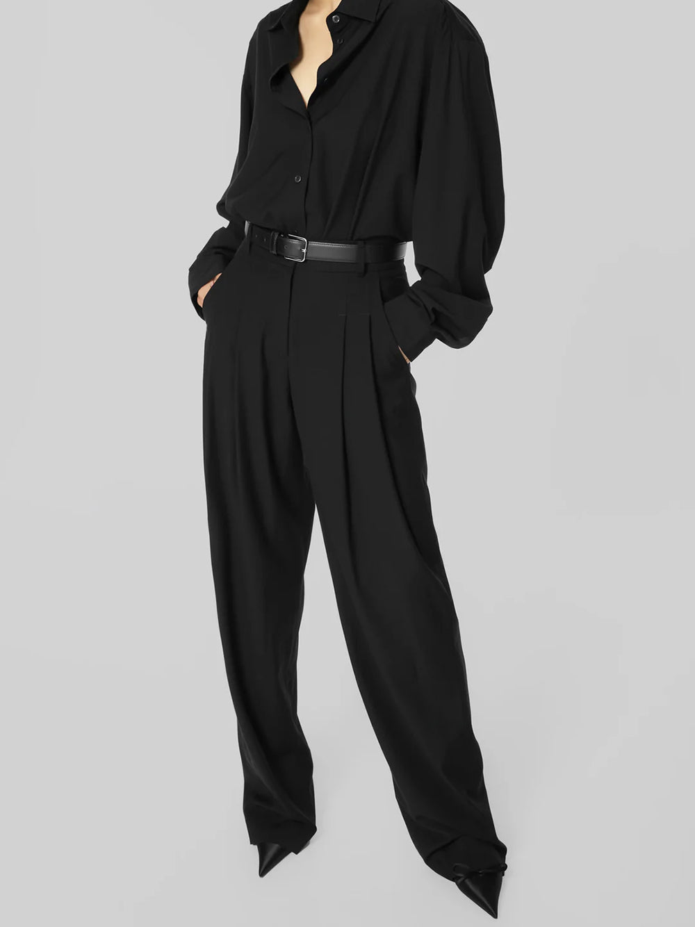 THE FRANKIE SHOP-GELSO PLEATED TROUSERS-