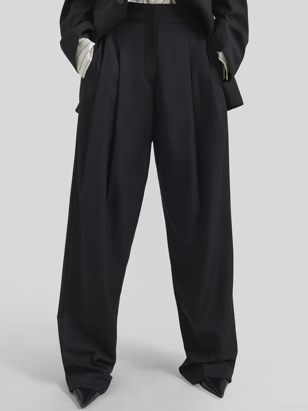 THE FRANKIE SHOP-GELSO PLEATED TROUSERS-