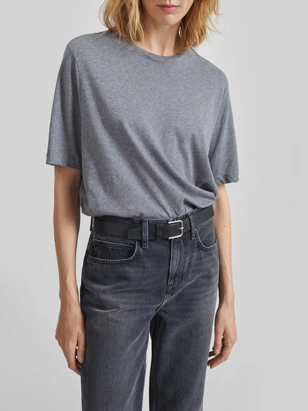 THE FRANKIE SHOP-HARPER SOFT ORGANIC TEE-