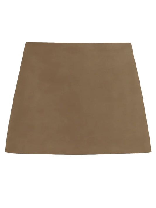 THE FRANKIE SHOP-HERA SATIN MINI SKIRT-