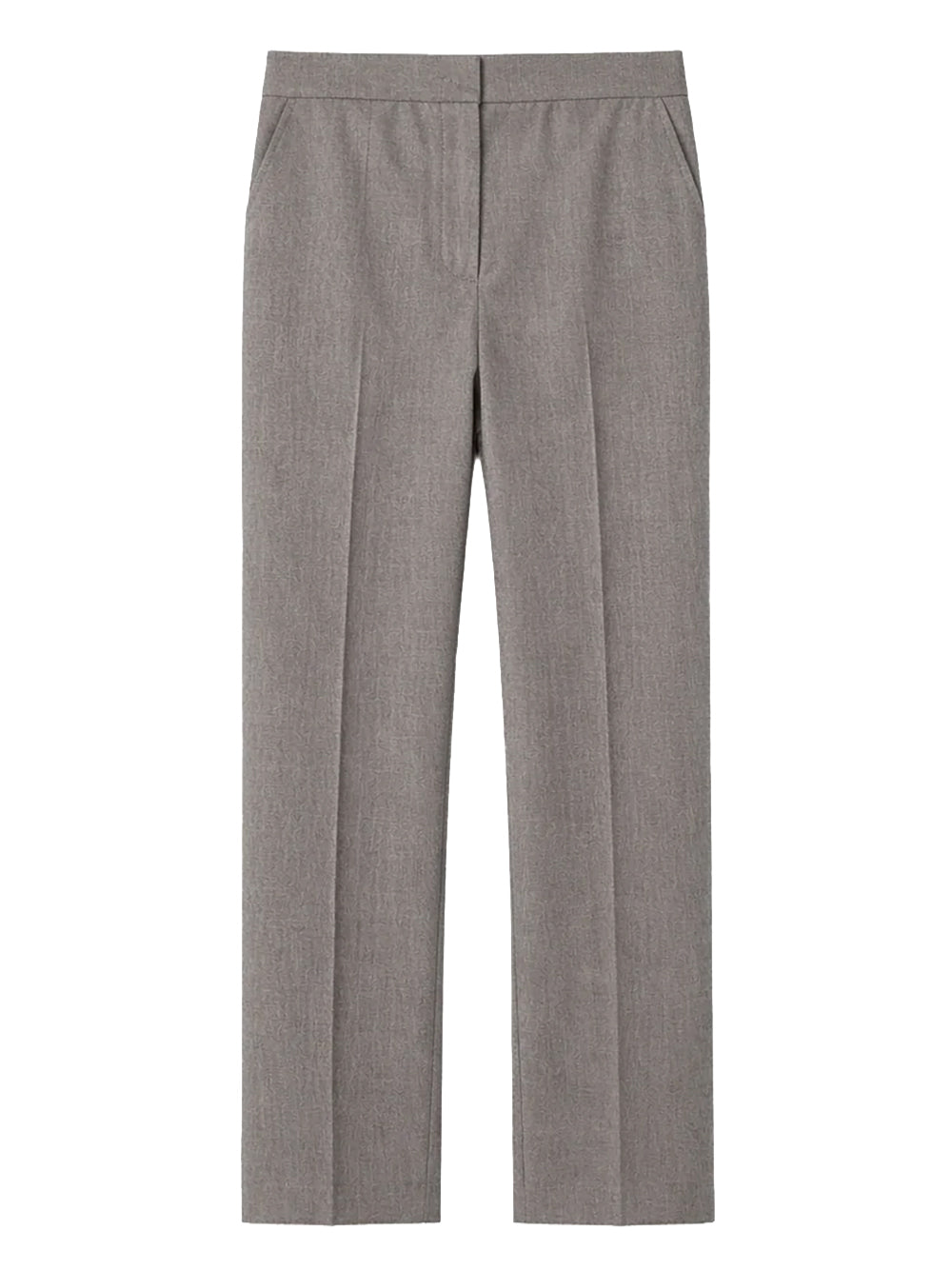 THE FRANKIE SHOP-JET WOOL SLIM TAILORED TROUSERS-