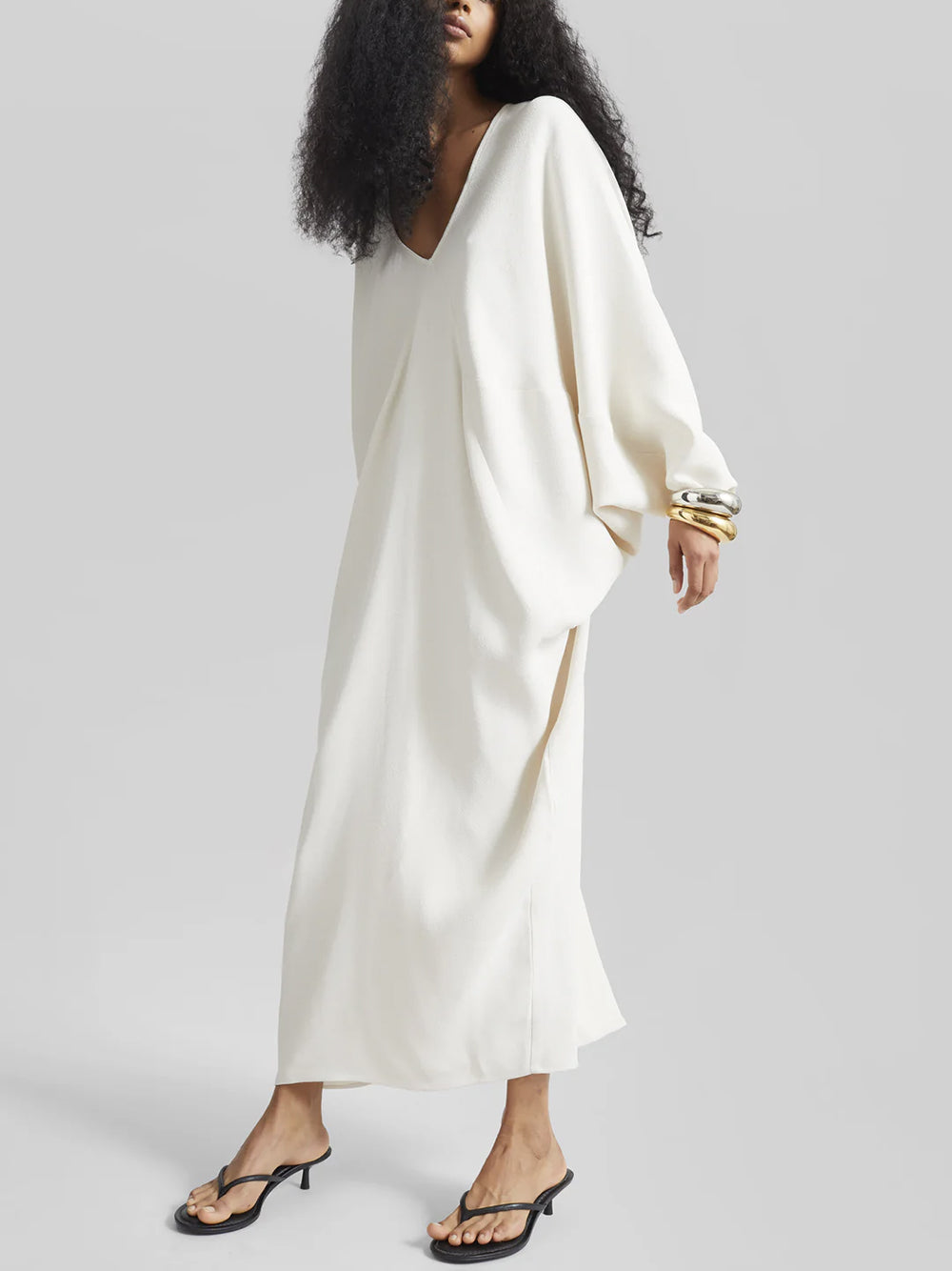 THE FRANKIE SHOP-LILIA KAFTAN DRESS-