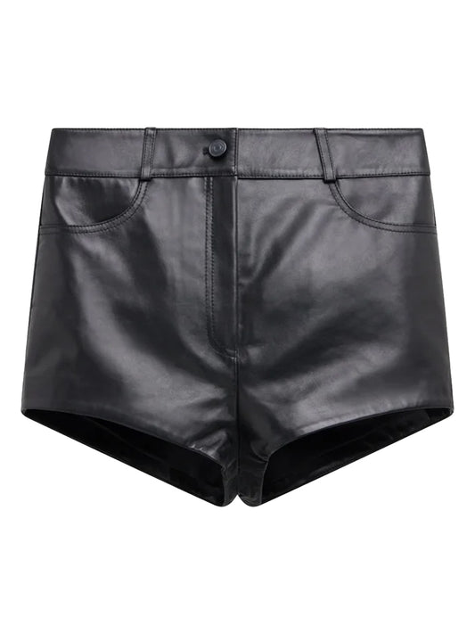 LOEN LEATHER HOT PANTS