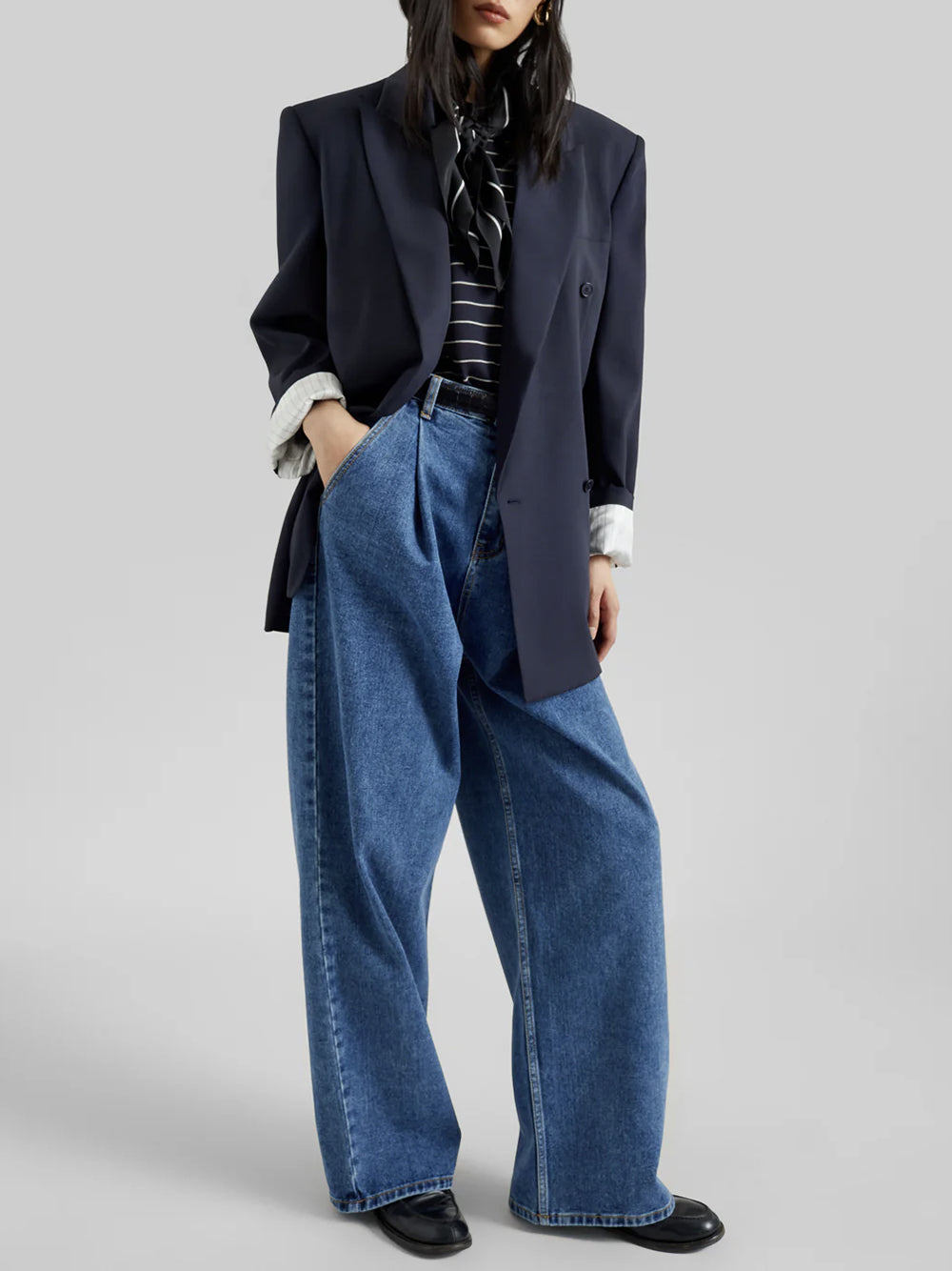 THE FRANKIE SHOP-MONTEREY STRUCTURED BLAZER-