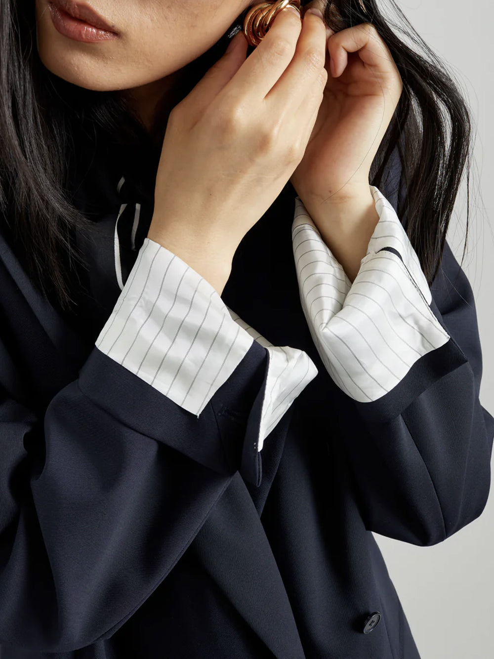 THE FRANKIE SHOP-MONTEREY STRUCTURED BLAZER-