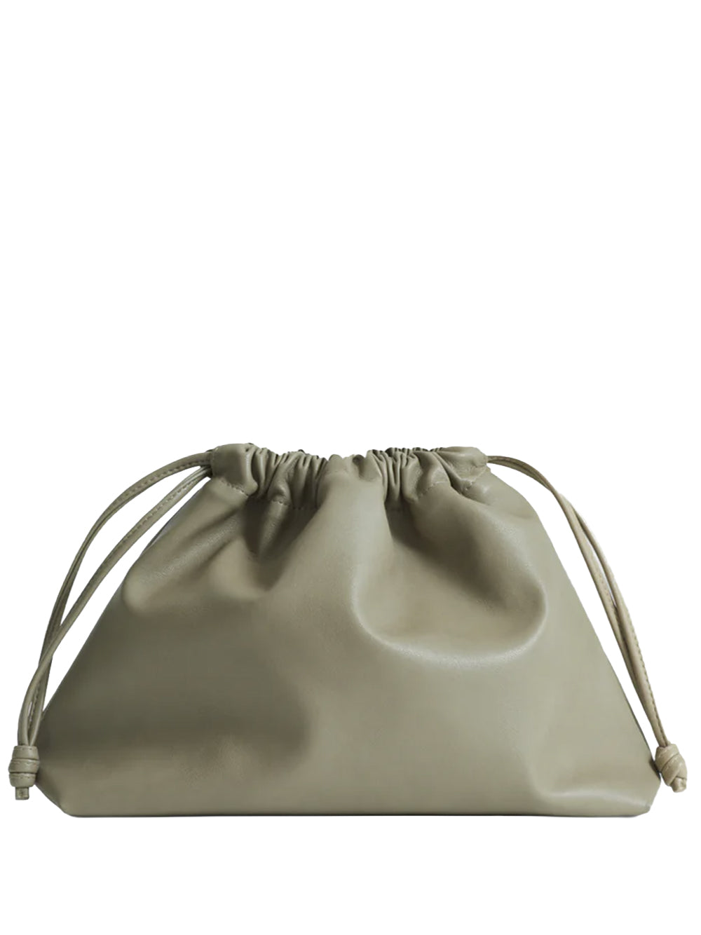 THE FRANKIE SHOP-MORGAN FAUX LEATHER SMALL POUCH-