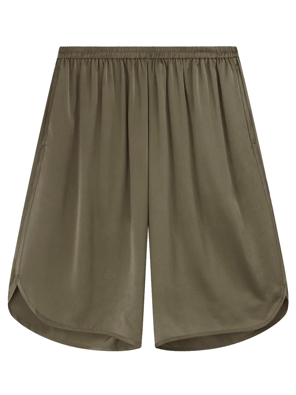 THE FRANKIE SHOP-NELIS SATIN BERMUDA SHORTS-