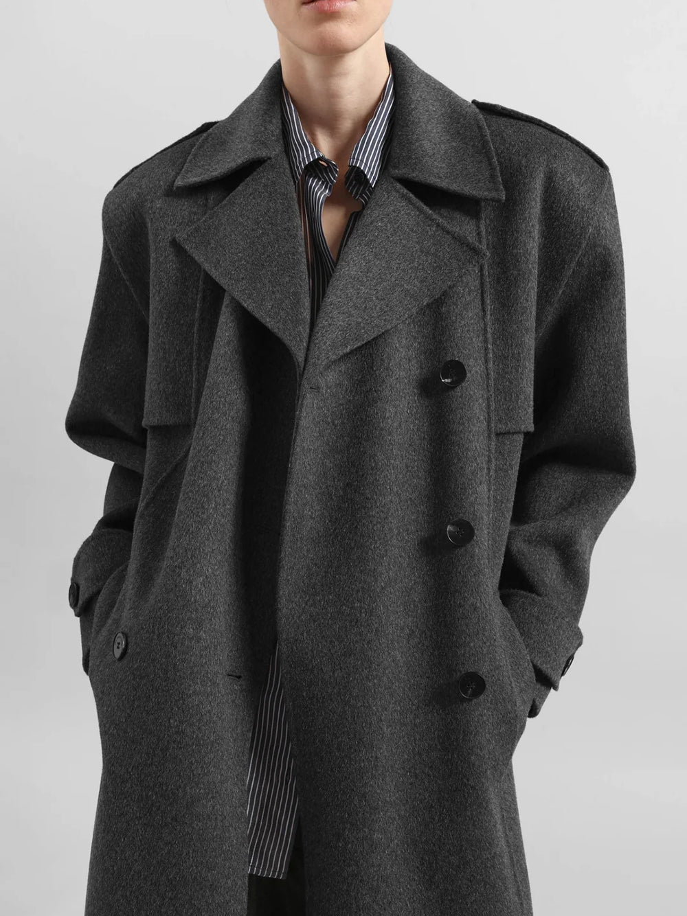 THE FRANKIE SHOP-NIKOLA PADDED TRENCH COAT-