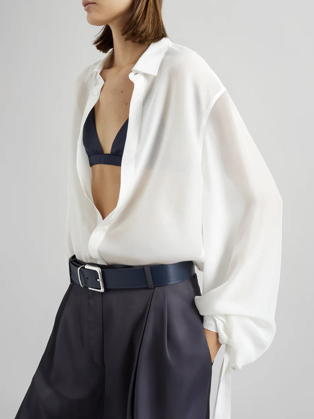 THE FRANKIE SHOP-NINA SATIN BRALETTE-