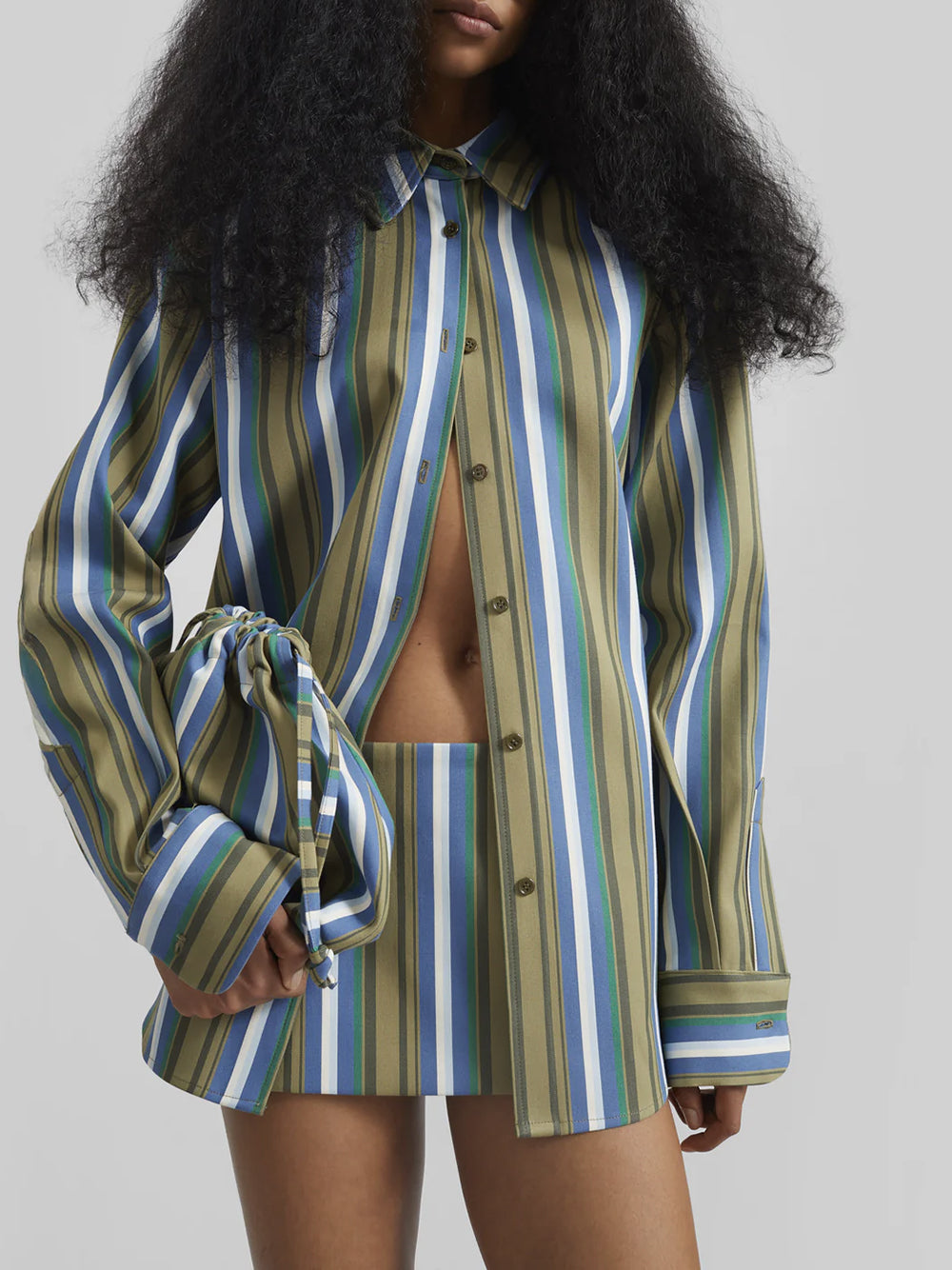 THE FRANKIE SHOP-OANA COTTON PADDED SHIRT-