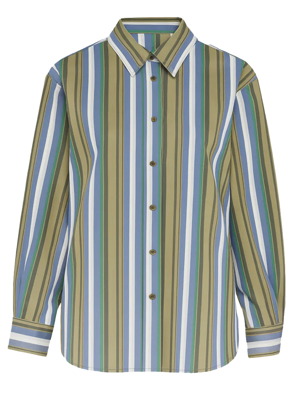 THE FRANKIE SHOP-OANA COTTON PADDED SHIRT-