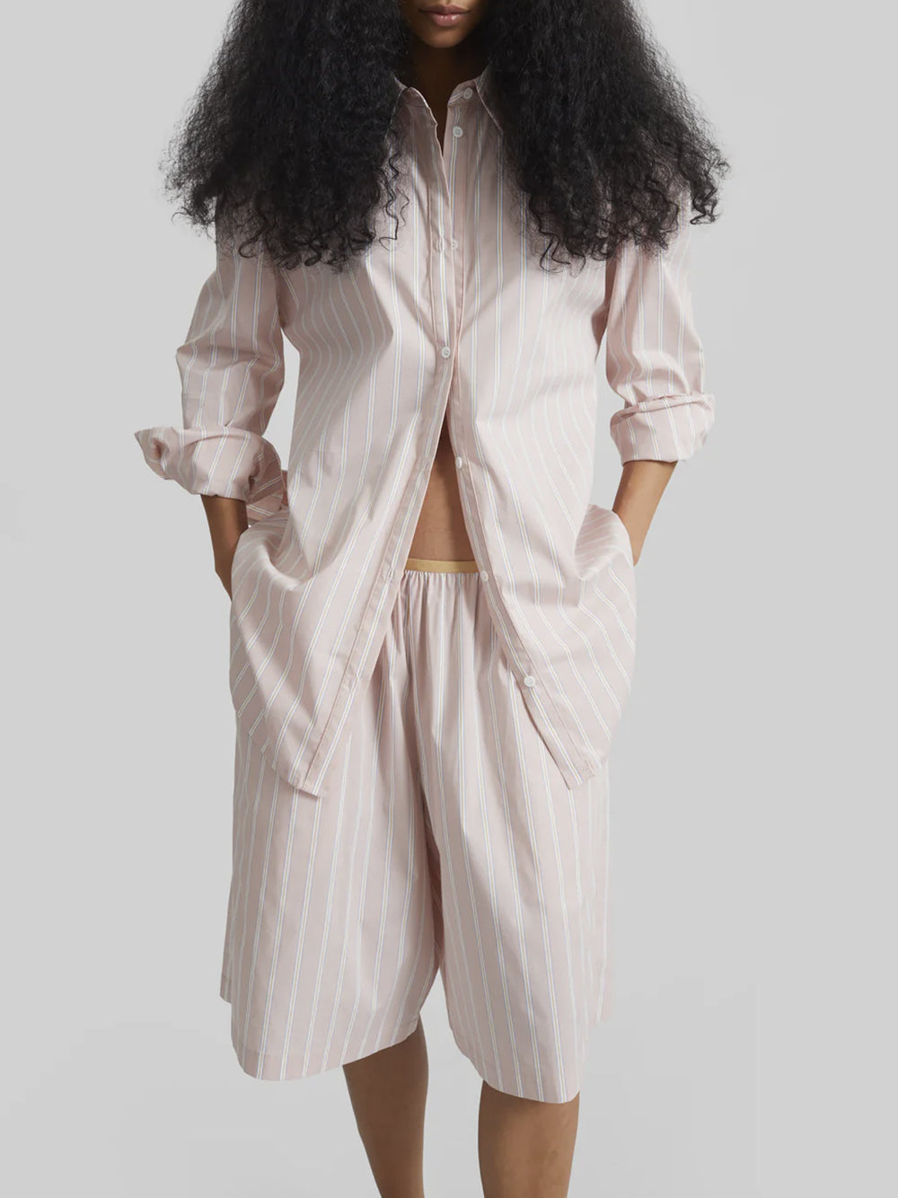 THE FRANKIE SHOP-OANA COTTON PADDED SHIRT-