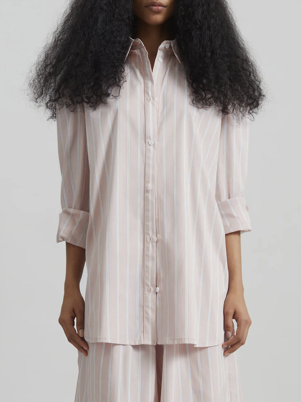 THE FRANKIE SHOP-OANA COTTON PADDED SHIRT-