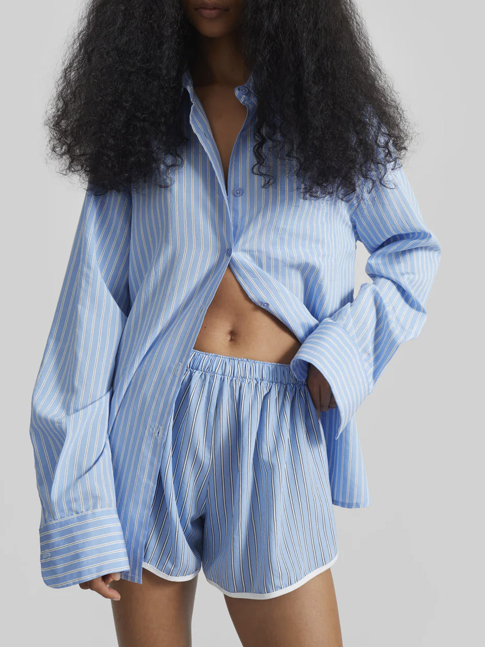 THE FRANKIE SHOP-PERI FLUID SHIRT-