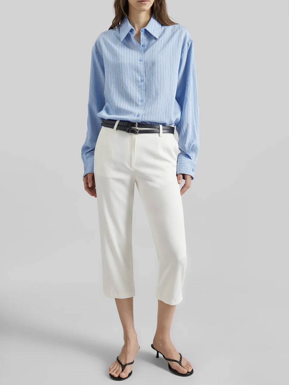THE FRANKIE SHOP-PERI FLUID SHIRT-