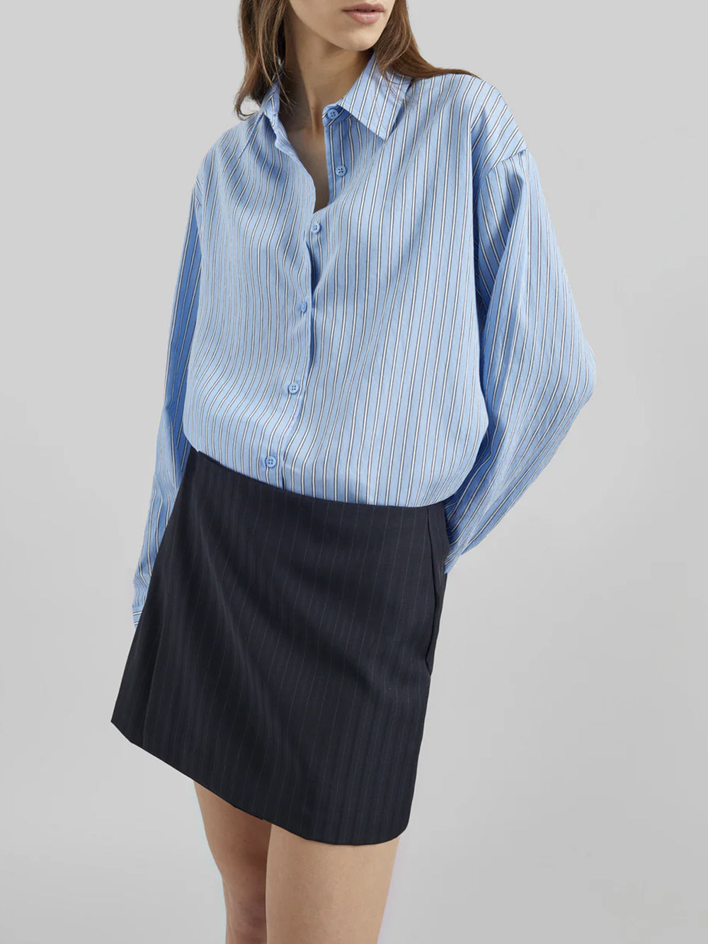 THE FRANKIE SHOP-PERI FLUID SHIRT-