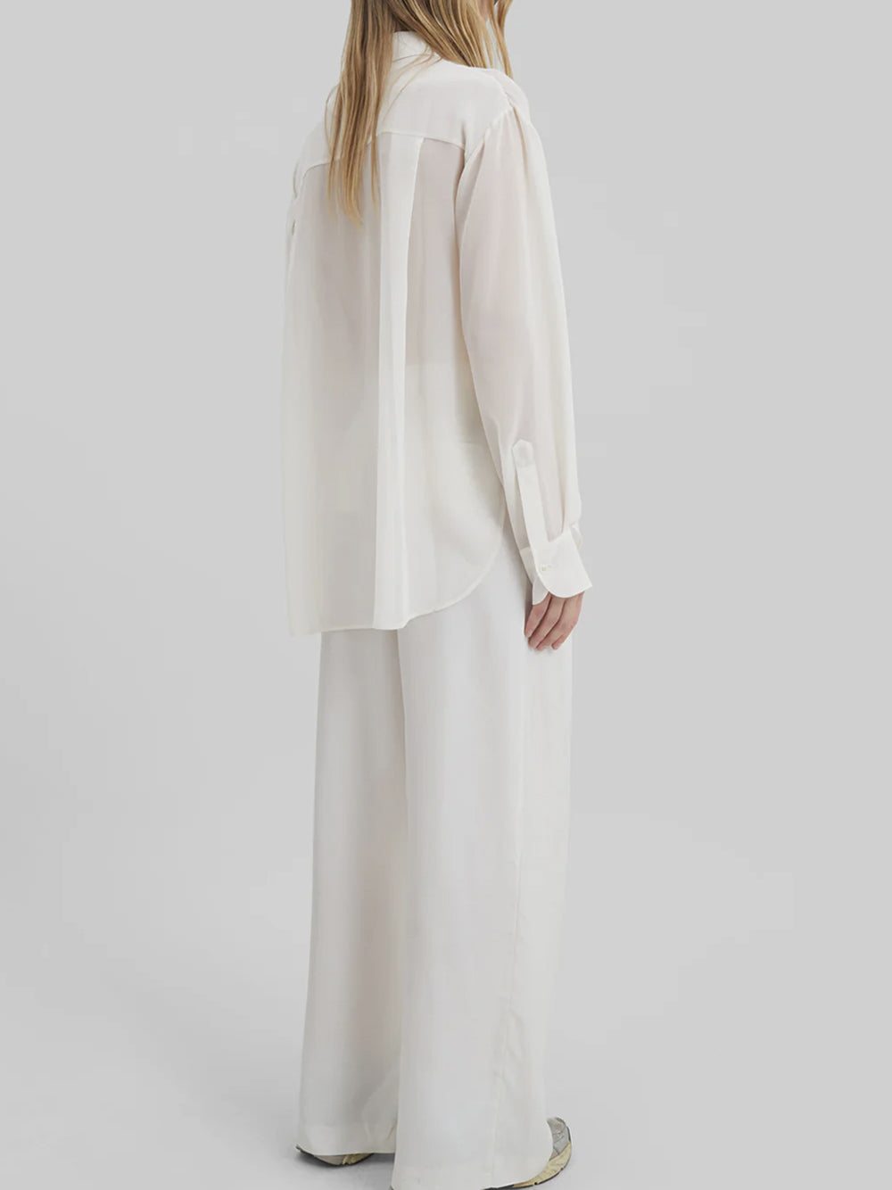 THE FRANKIE SHOP-PERI GEORGETTE SHIRT-