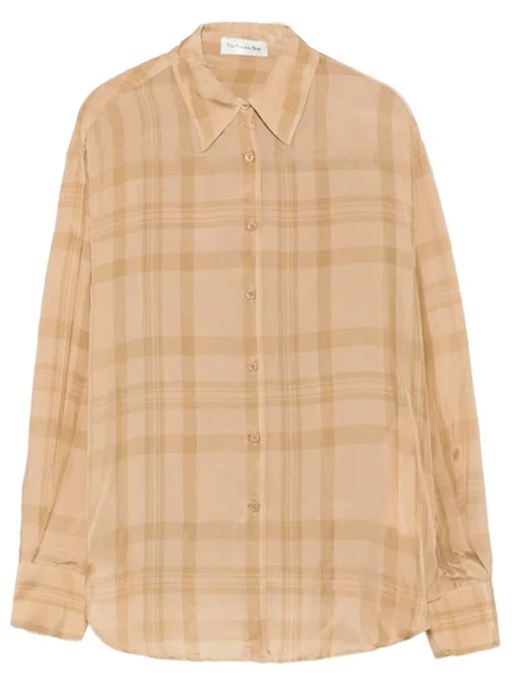 THE FRANKIE SHOP-PERI SHEER FLUID SHIRT-