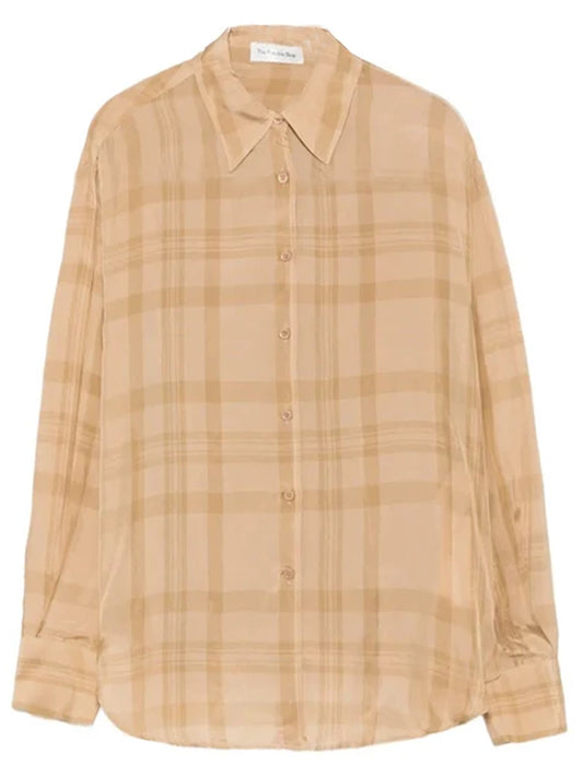 THE FRANKIE SHOP-PERI SHEER FLUID SHIRT-