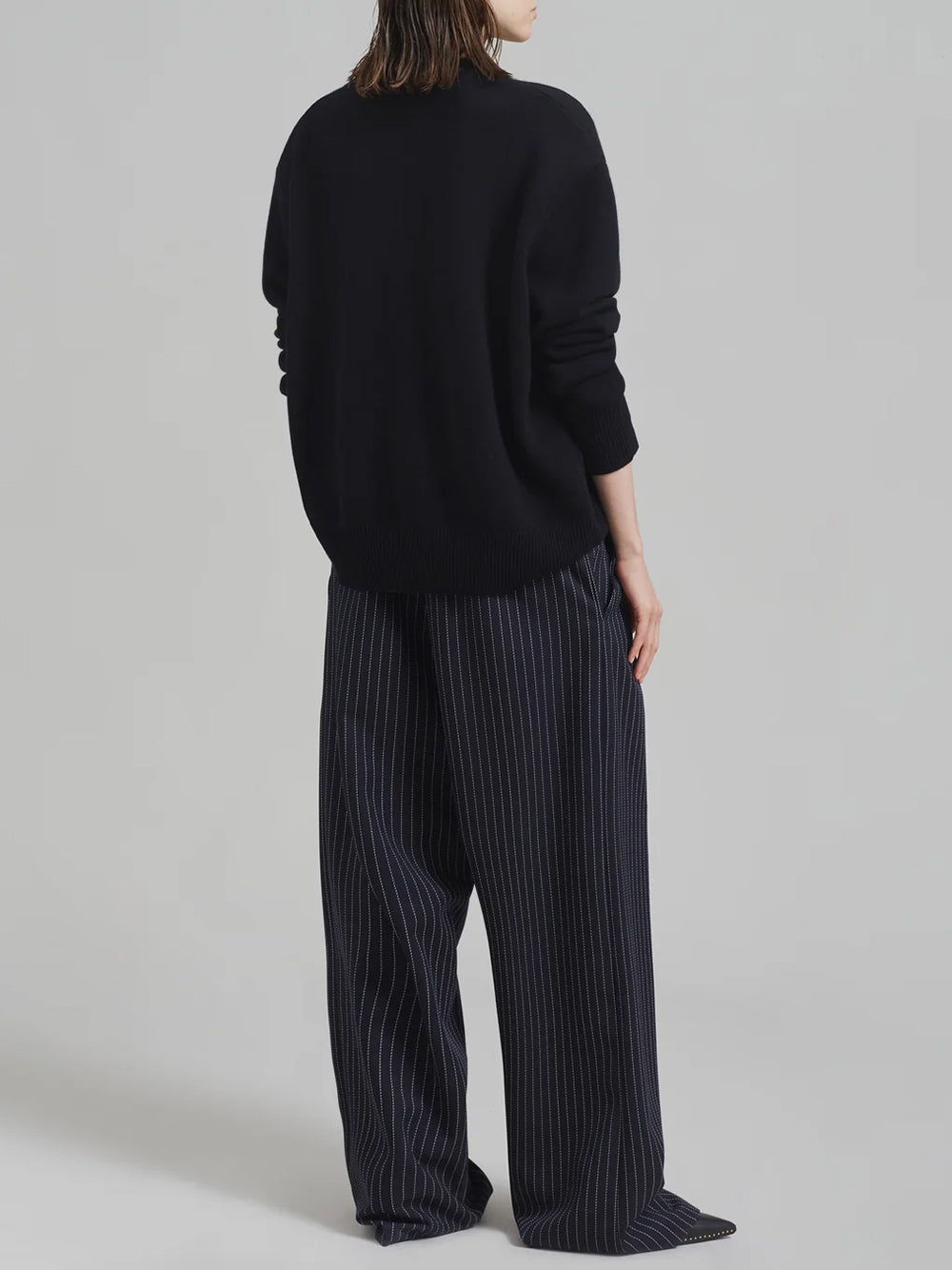THE FRANKIE SHOP-RAFAELA PADDED KNIT SWEATER-