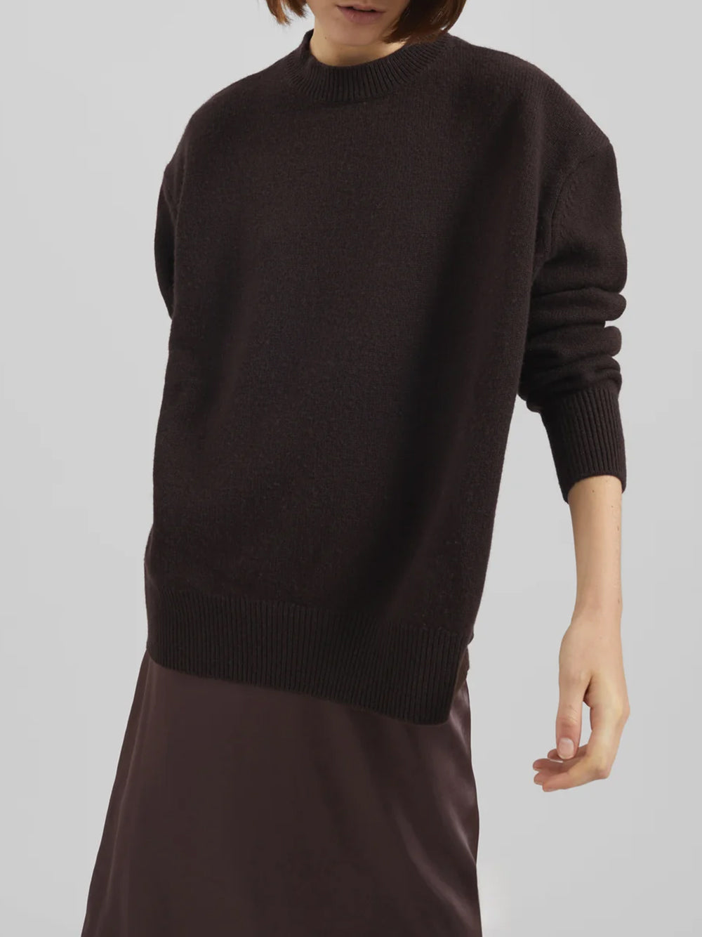 THE FRANKIE SHOP-RAFAELA PADDED KNIT SWEATER-