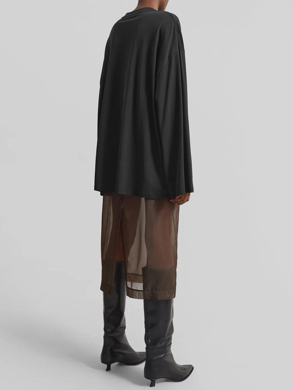 THE FRANKIE SHOP-RIO OVERSIZED SLEEVE TEE-
