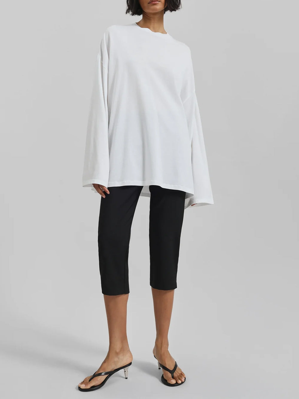 THE FRANKIE SHOP-RIO OVERSIZED SLEEVE TEE-