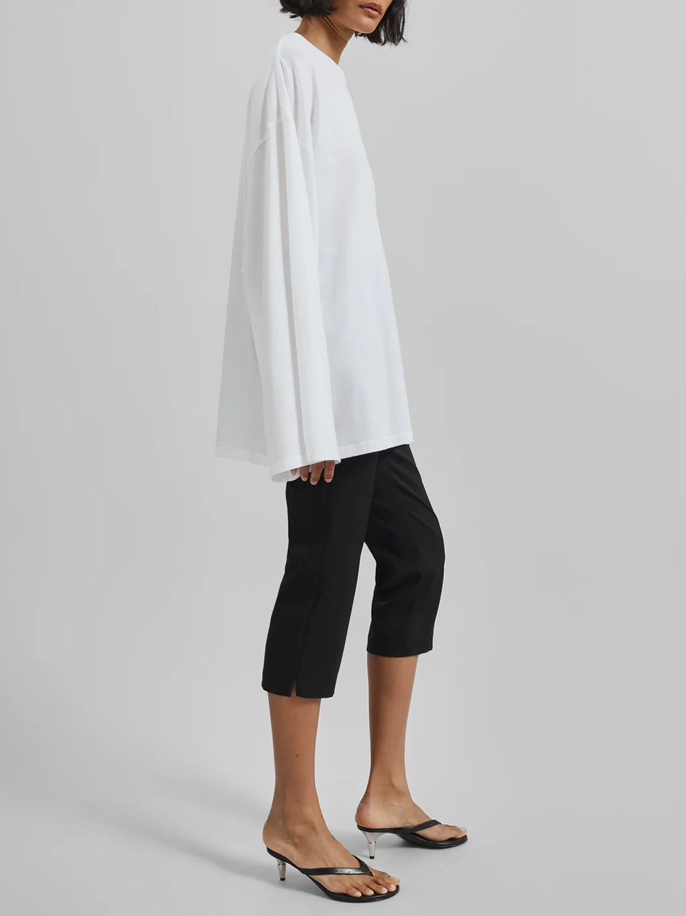 THE FRANKIE SHOP-RIO OVERSIZED SLEEVE TEE-