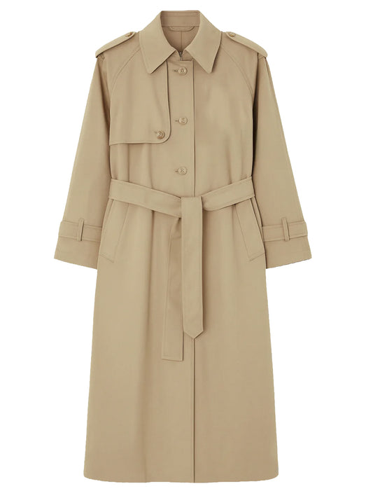 THE FRANKIE SHOP-RIVA COTTON TRENCH COAT-