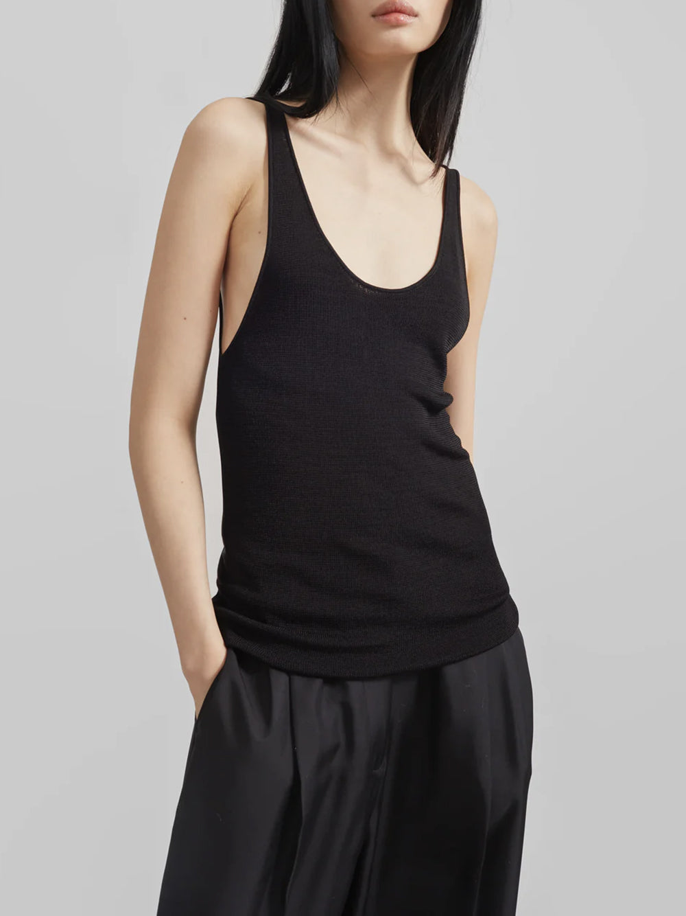 THE FRANKIE SHOP-RIVO KNIT TANK TOP-