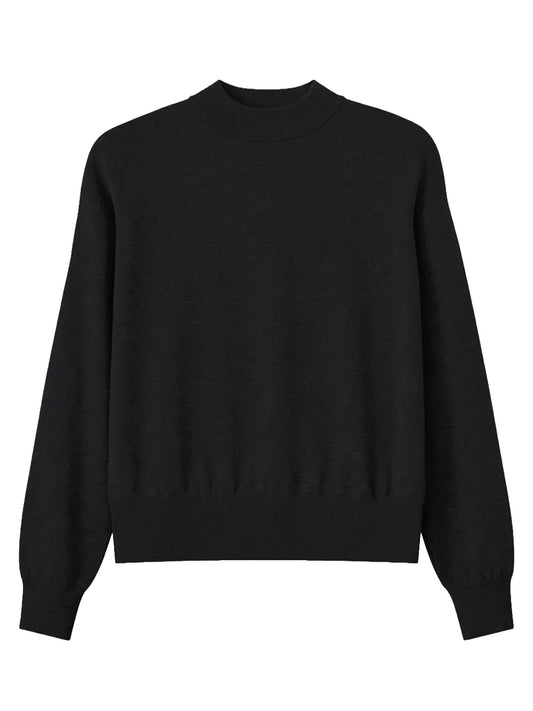 THE FRANKIE SHOP-RUE PADDED HIGH NECK SWEATER-