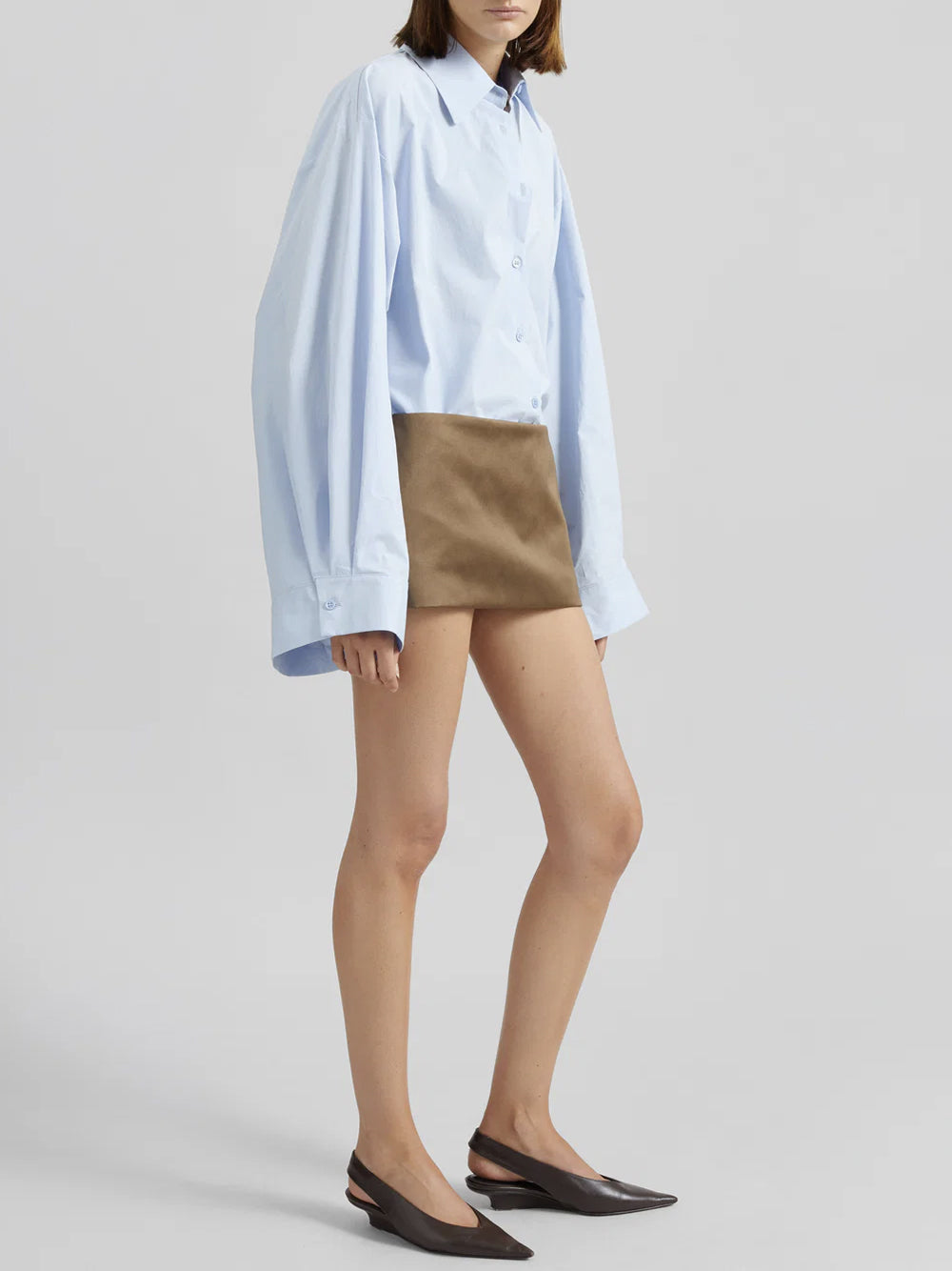 THE FRANKIE SHOP-TILA WIDE SLEEVE SHIRT-