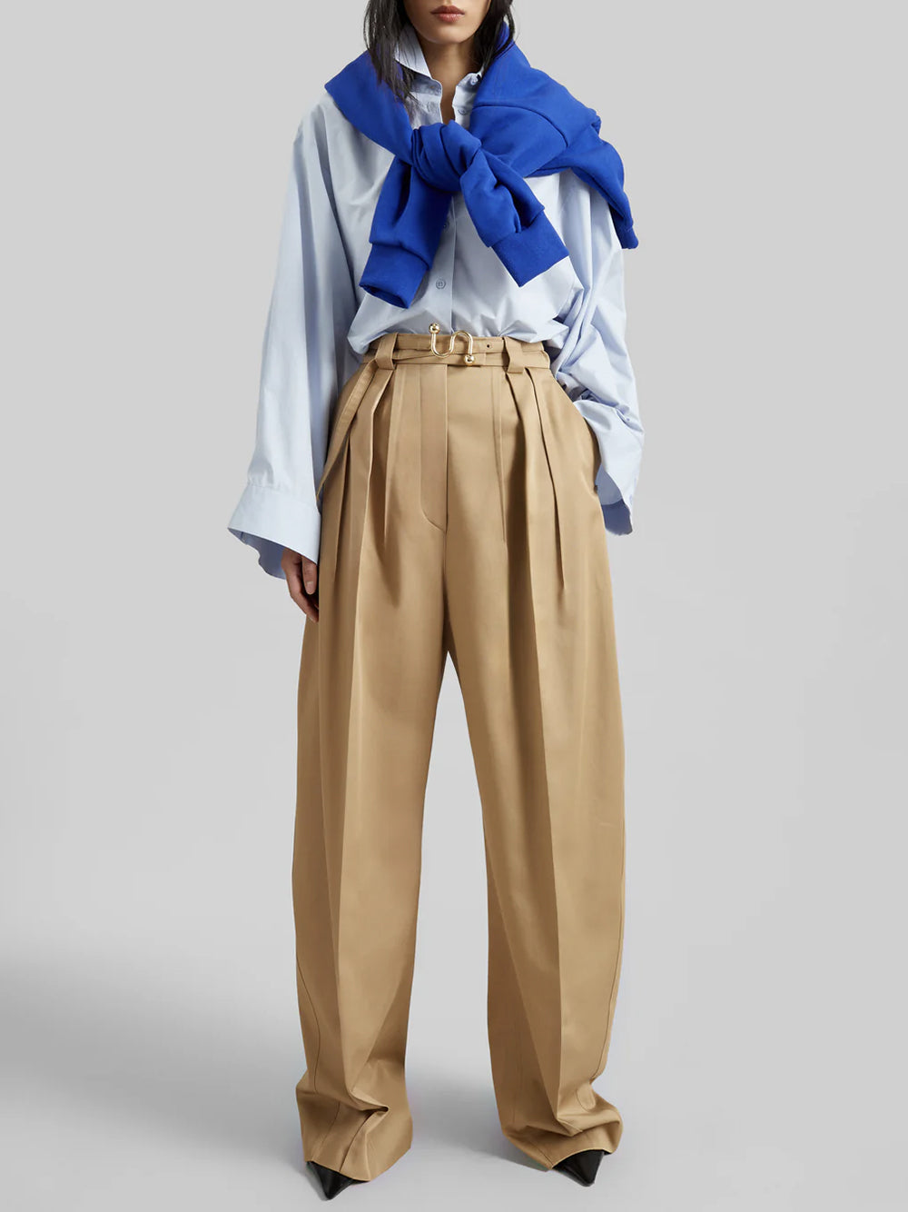 THE FRANKIE SHOP-TILA WIDE SLEEVE SHIRT-