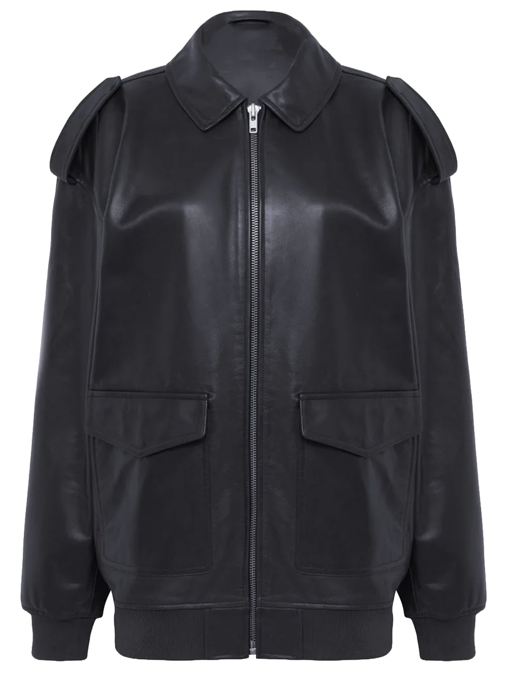 THE FRANKIE SHOP-VIPER LEATHER JACKET-