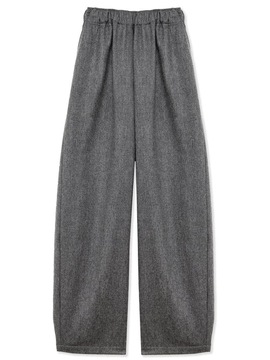 THE LATEST-DORA FLANNEL WOOL TROUSERS-