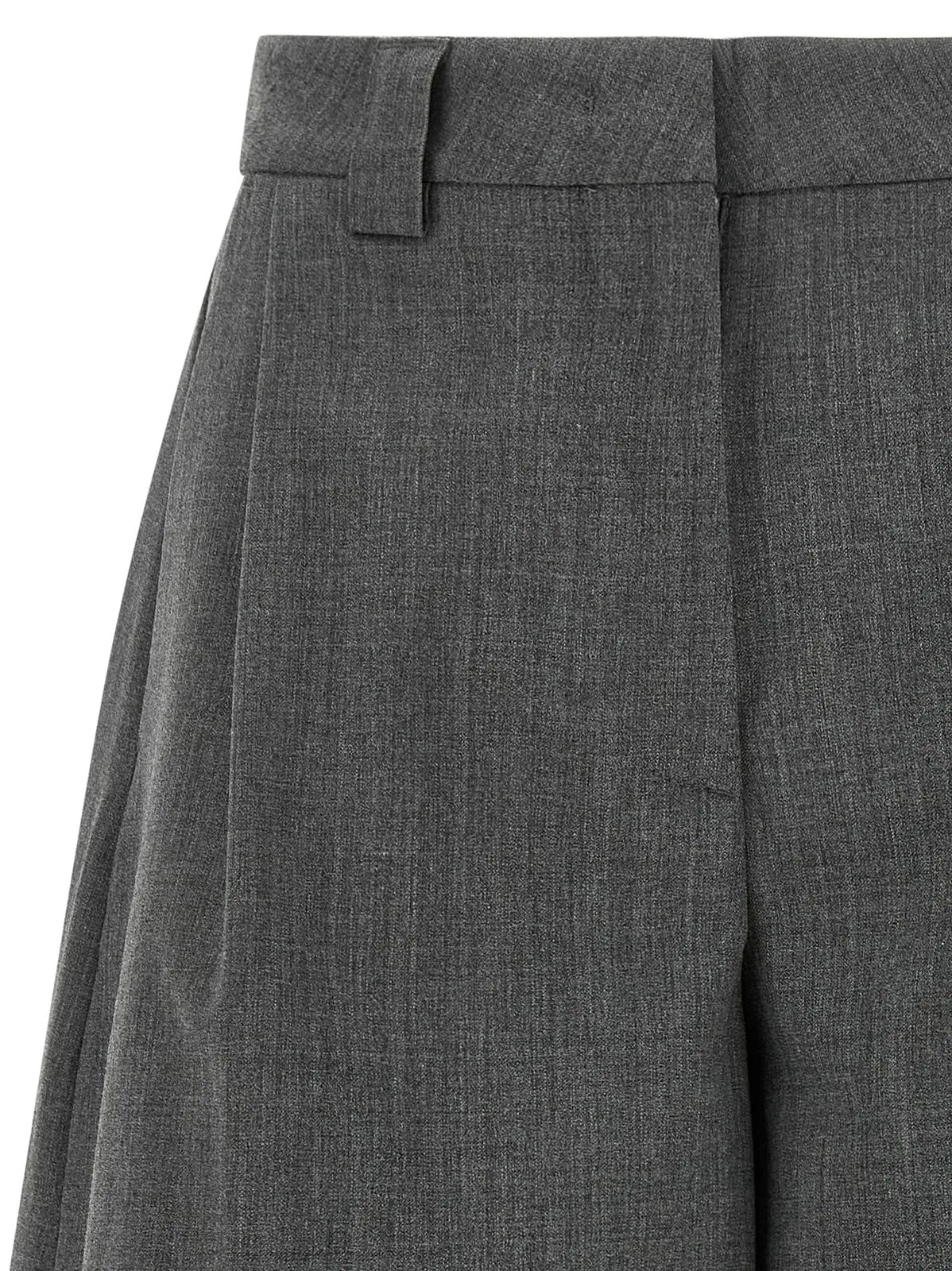 THE LATEST-E-Dakota 3120 pleated wide-leg pants-