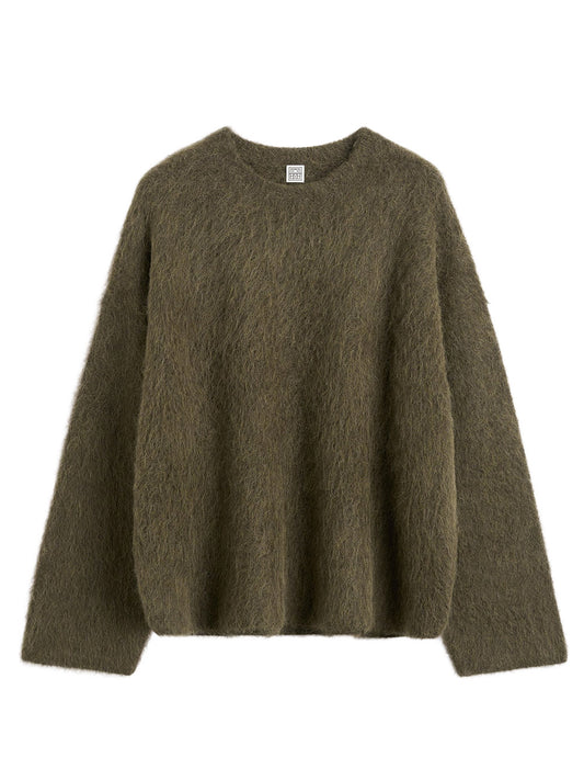 Boxy alpaca knit