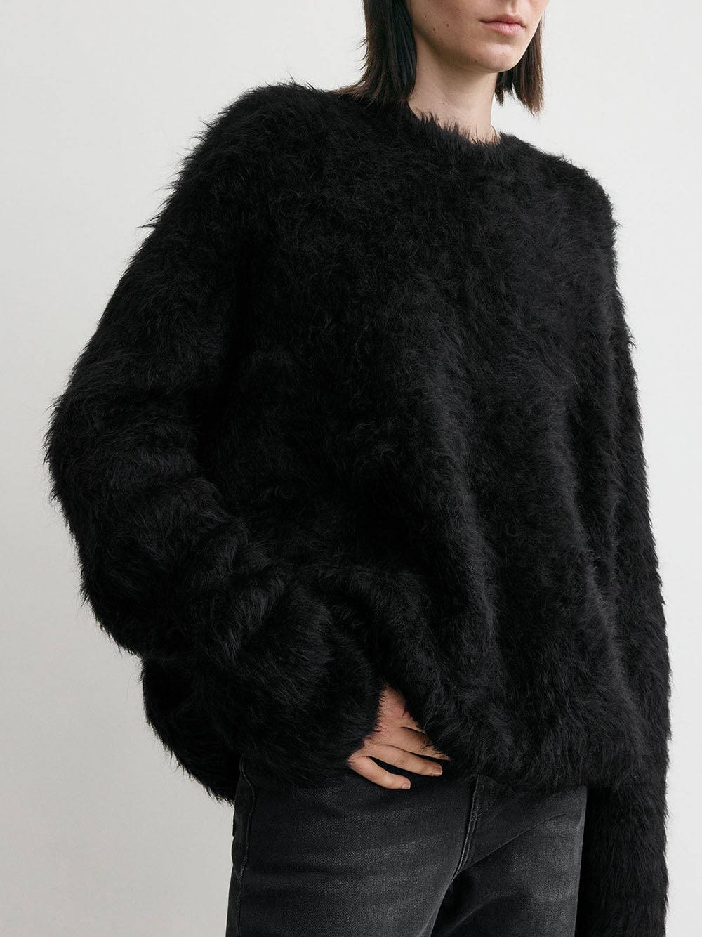 TOTEME-Boxy alpaca knit-