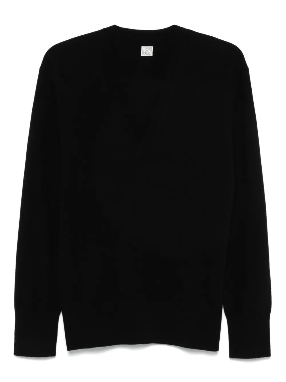 TOTEME-Cashmere V-Neck Knit-