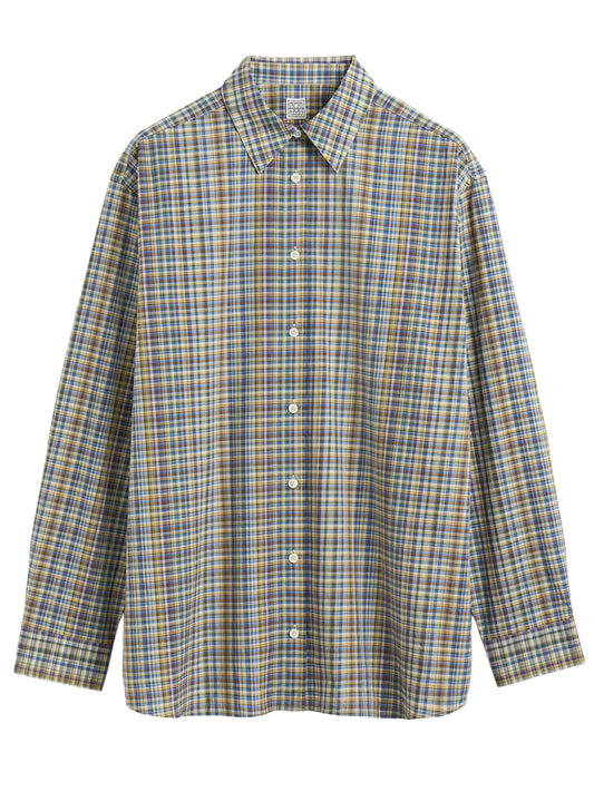 TOTEME-Classic check shirt-
