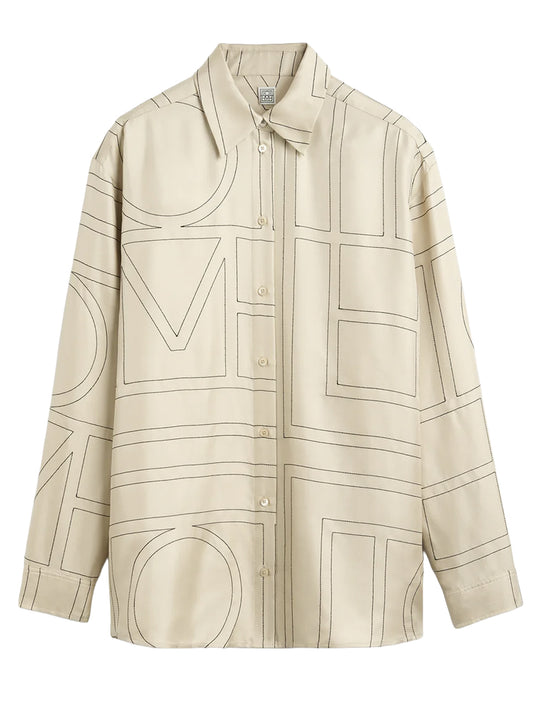 TOTEME-Classic embroidered shirt-