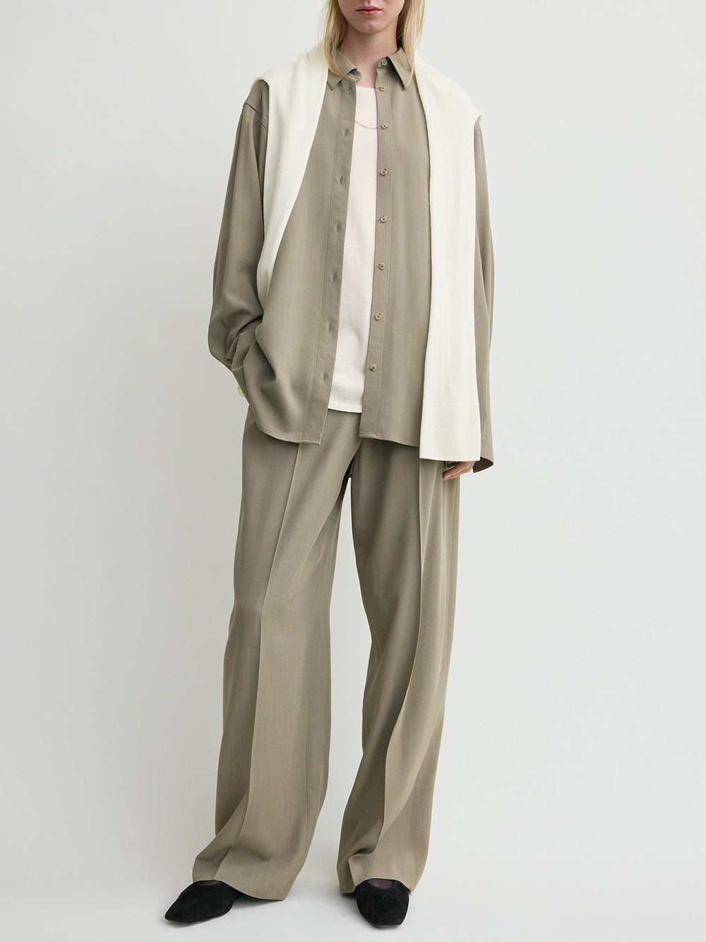 TOTEME-Classic tuxedo shirt-